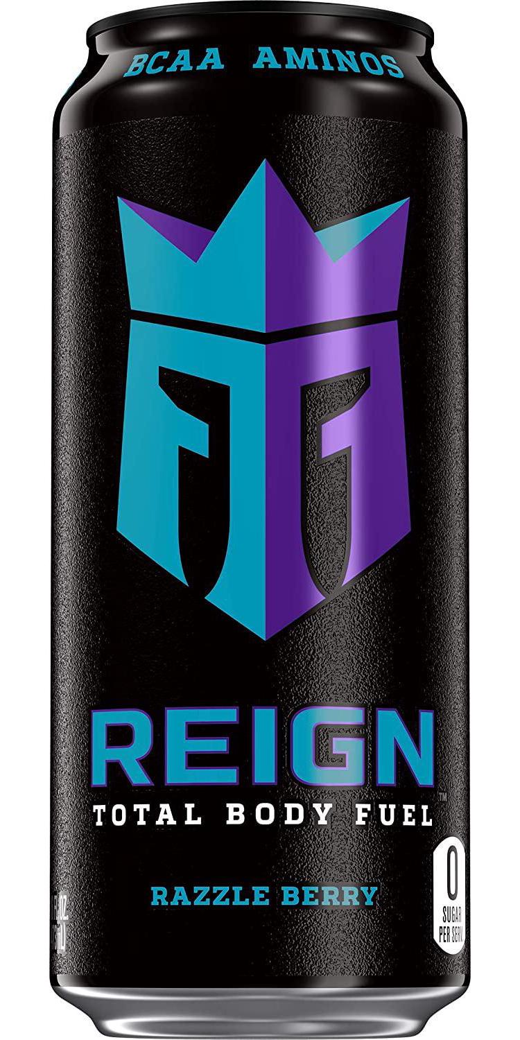 Reign Inferno Thermogenic Fuel Fitness Performance Drink 16 Fl Oz Pack of, Watermelon Warlord, (Pack of 12) and Total Body Fuel, Razzle Berry, Fitness and Performance Drink, 16 Oz (Pack of 12)