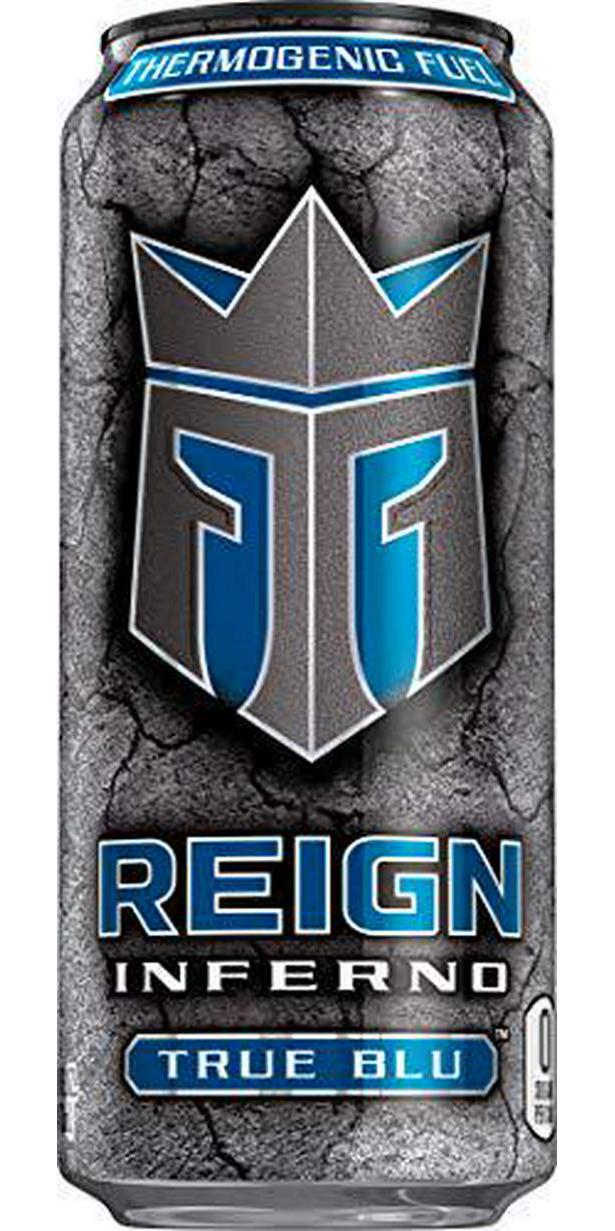 Reign Inferno True Blu, Thermogenic Fuel, Fitness and Performance Drink, 16 Ounce (Pack of 12) and Total Body Fuel, Lilikoi Lychee, Fitness and Performance Drink, 16 Fl Oz (Pack of 12)