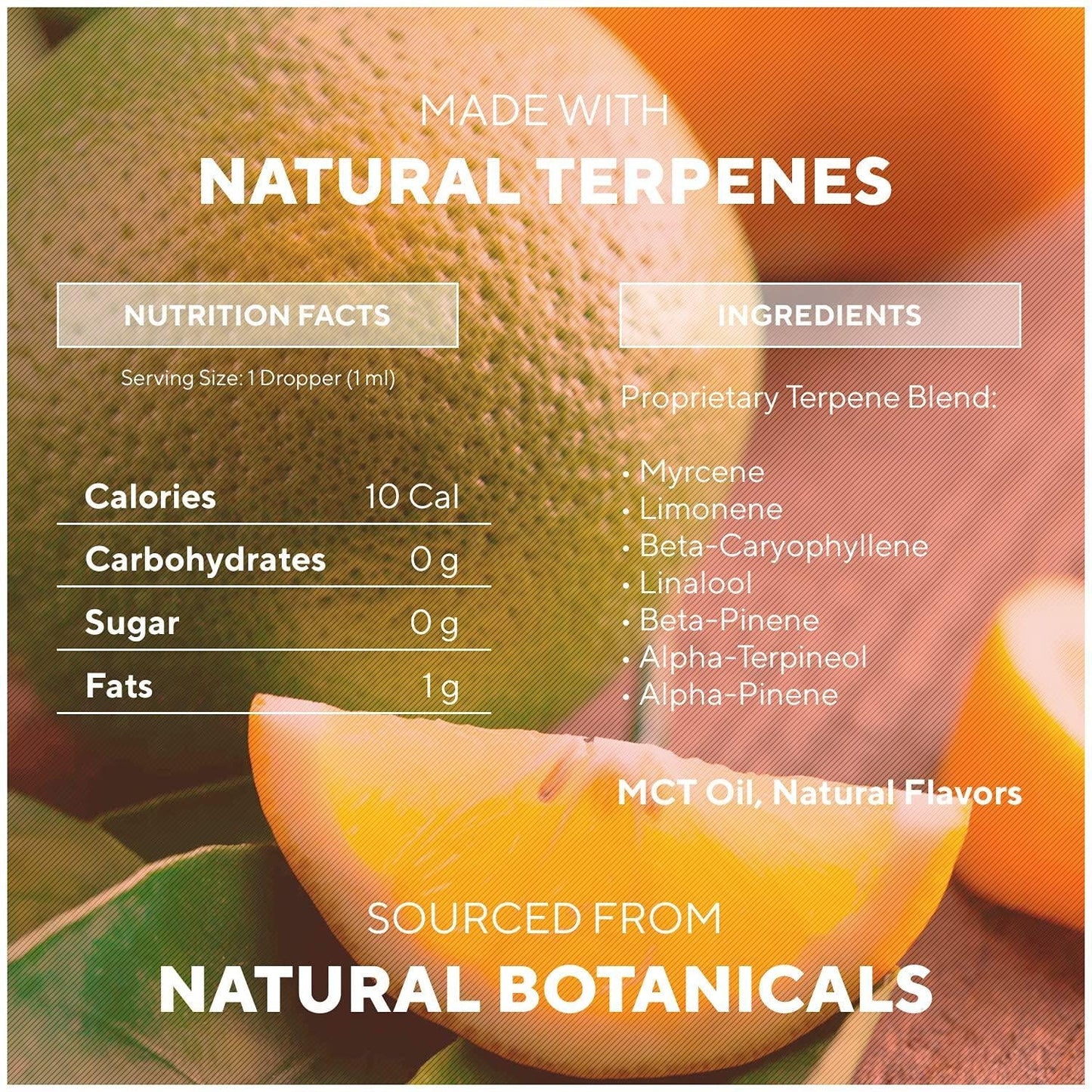 Rellies Natural Focus Mood Support Drops for Transformation Into a Deity of Superhuman Focus, Memory, and Energy | Naturally Derived Terpenes | Ready to Use: No Calculating Dilution (30 Servings)