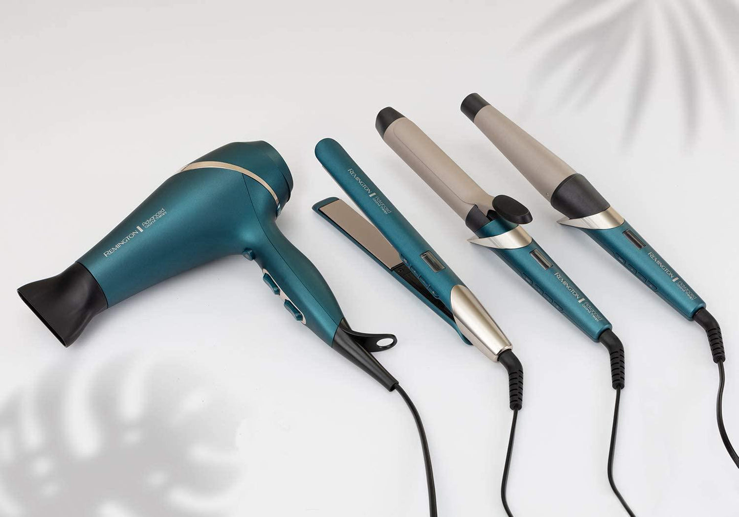 Remington Advanced Coconut Therapy Ceramic Hair Straightener - Salon Performance 110 mm Hair Straighteners with Integrated Temperature Sensor - S8648