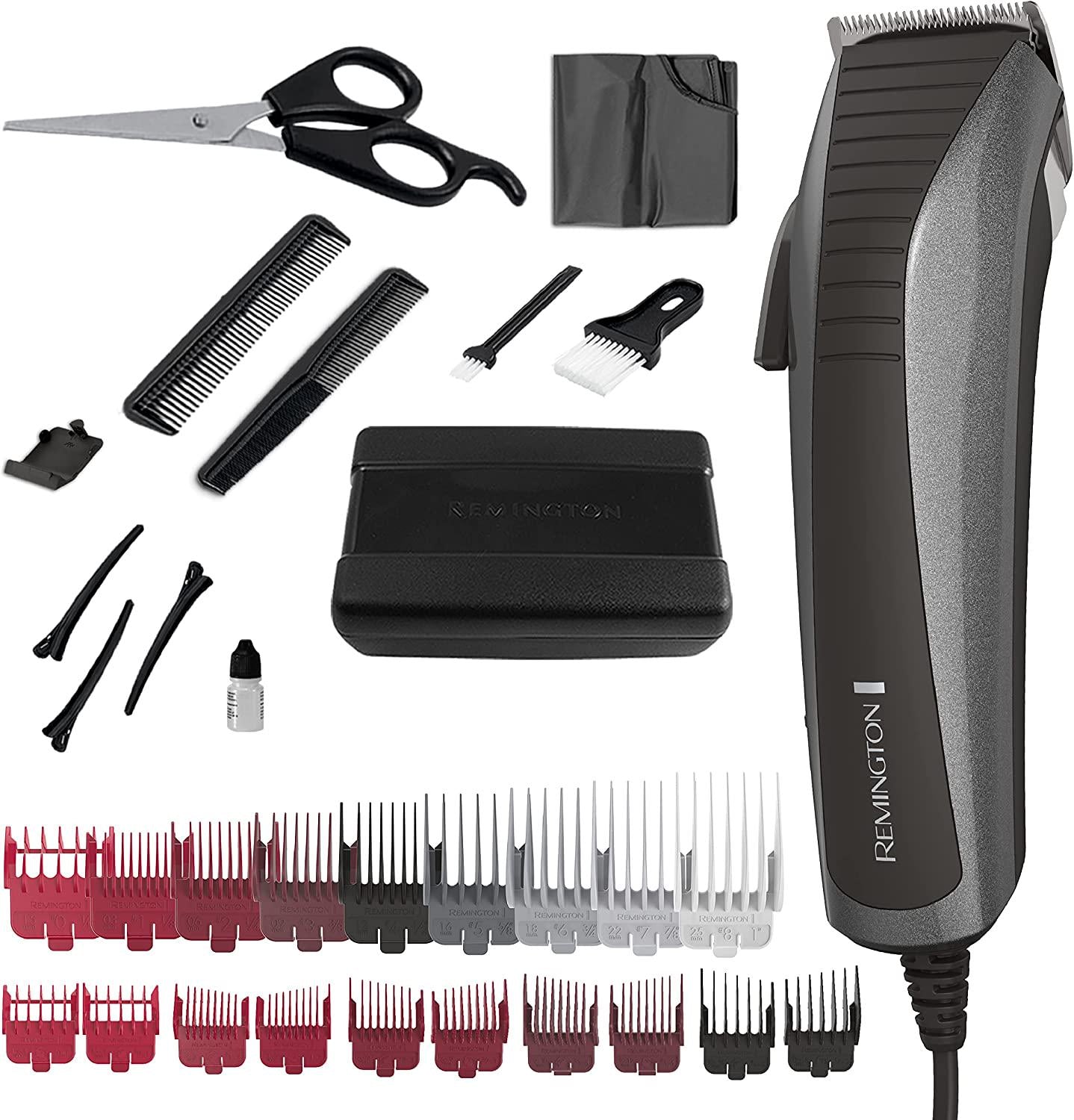 RemingtonÂ Easy Fade Haircut Kit, HC4060, Groom with accuracy for fades