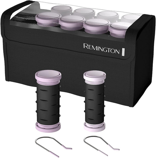 Remington H1015 Compact Ceramic Worldwide Voltage Setter, Hair Rollers, 1-1 ¼ Inch, Pink