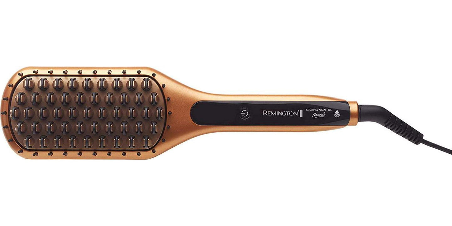 Remington Keratin And Argan Oil Nourish Hair Straightening Brush