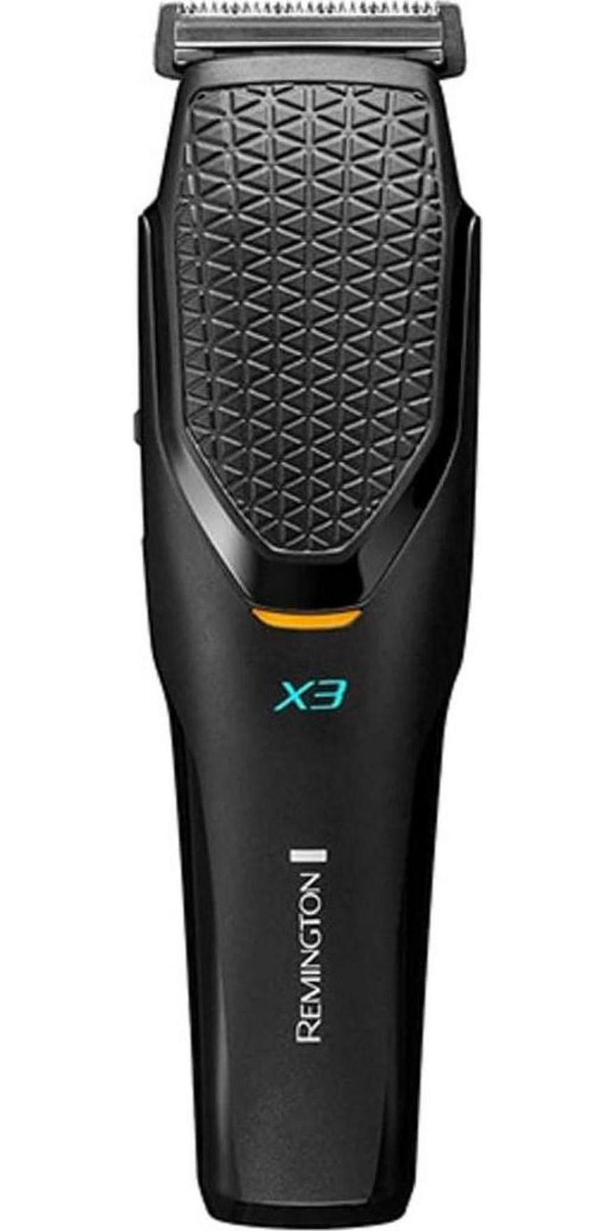 Remington Power-X Series X3 Hair Clipper, HC3000AU, Cordless Rechargeable Hair Trimmer, 24 Length Settings (0.5-24mm), 2 Comb Attachments, Premium Self-Sharpening Blades - Black