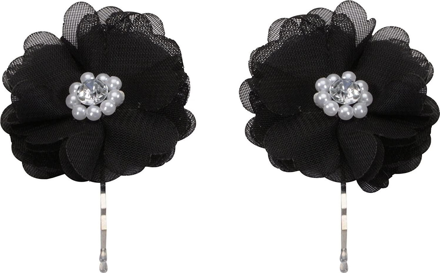 Remington Products Hair Accessory, Black Flower and Pearls Bobby