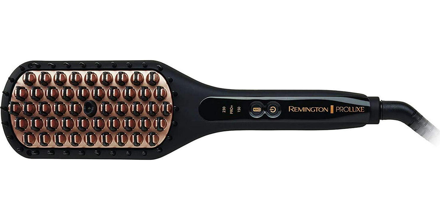 Remington Proluxe Salon Iconic Straightening Brush Hair