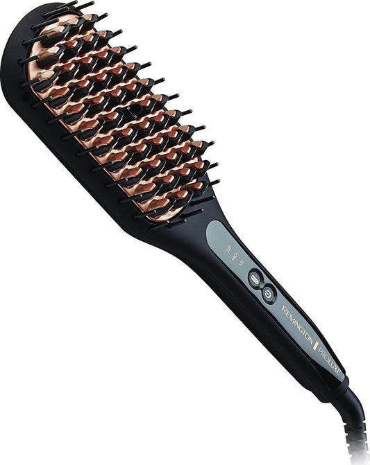 Remington Proluxe Salon Iconic Straightening Brush Hair