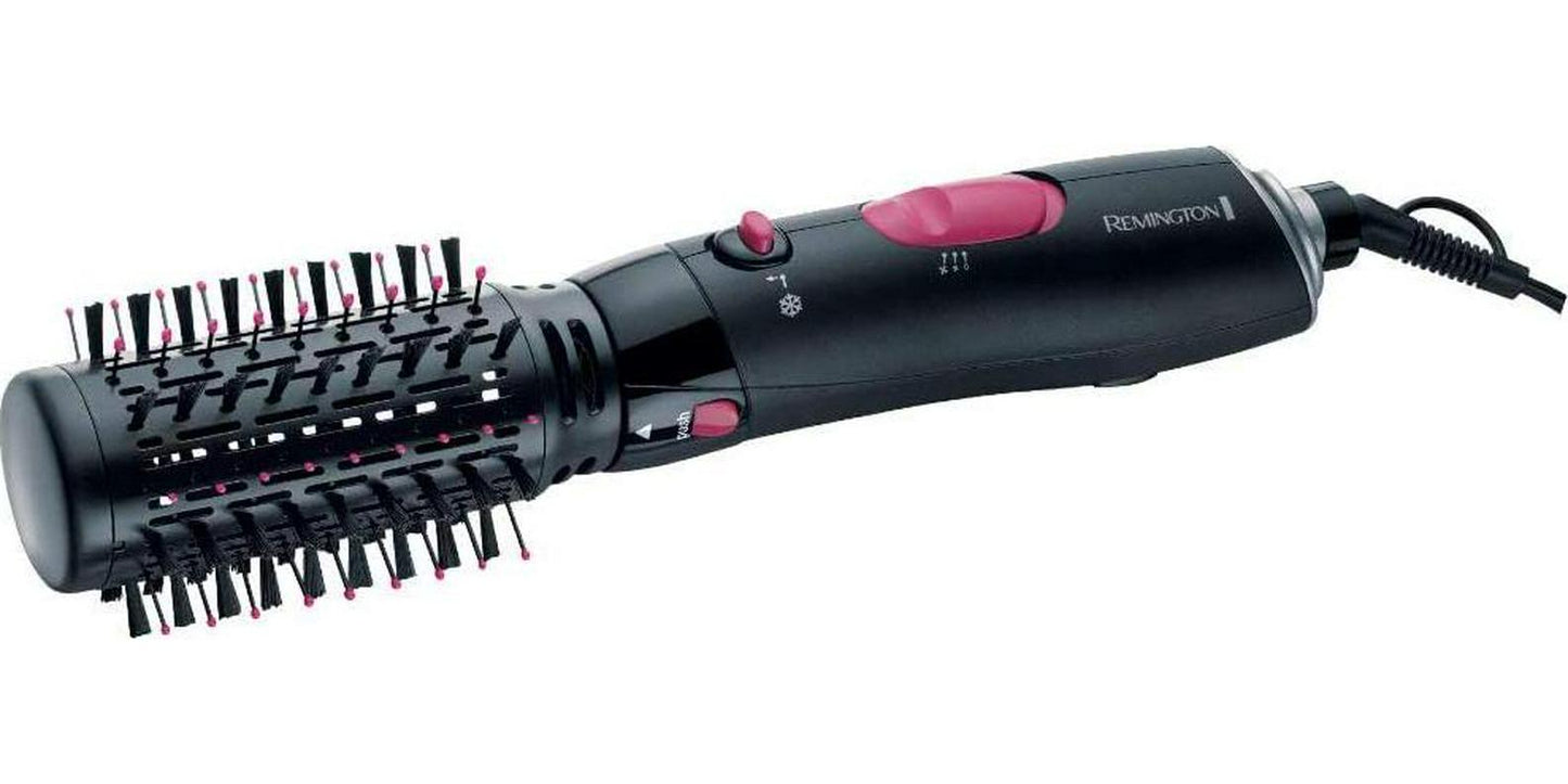 Remington Volume and Curl Air Styler, Ionic Hair Dryer Brush for Curling and Smoothing - AS7051, Black/Pink