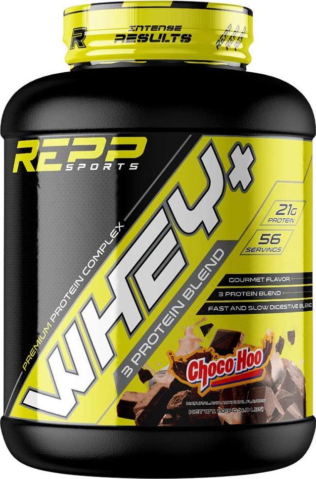 Repp Sports Whey+ | Whey Protein Powder, Whey Isolate, Whey Concentrate, Hydrolysate - Choco-Hoo 4lbs