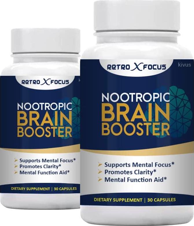 Retro X Focus - Retro X Focus Nootropic Brain Booster 2 Pack