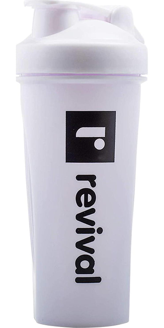 Revival Revival Plastic and Leak Proof Shaker - White,
