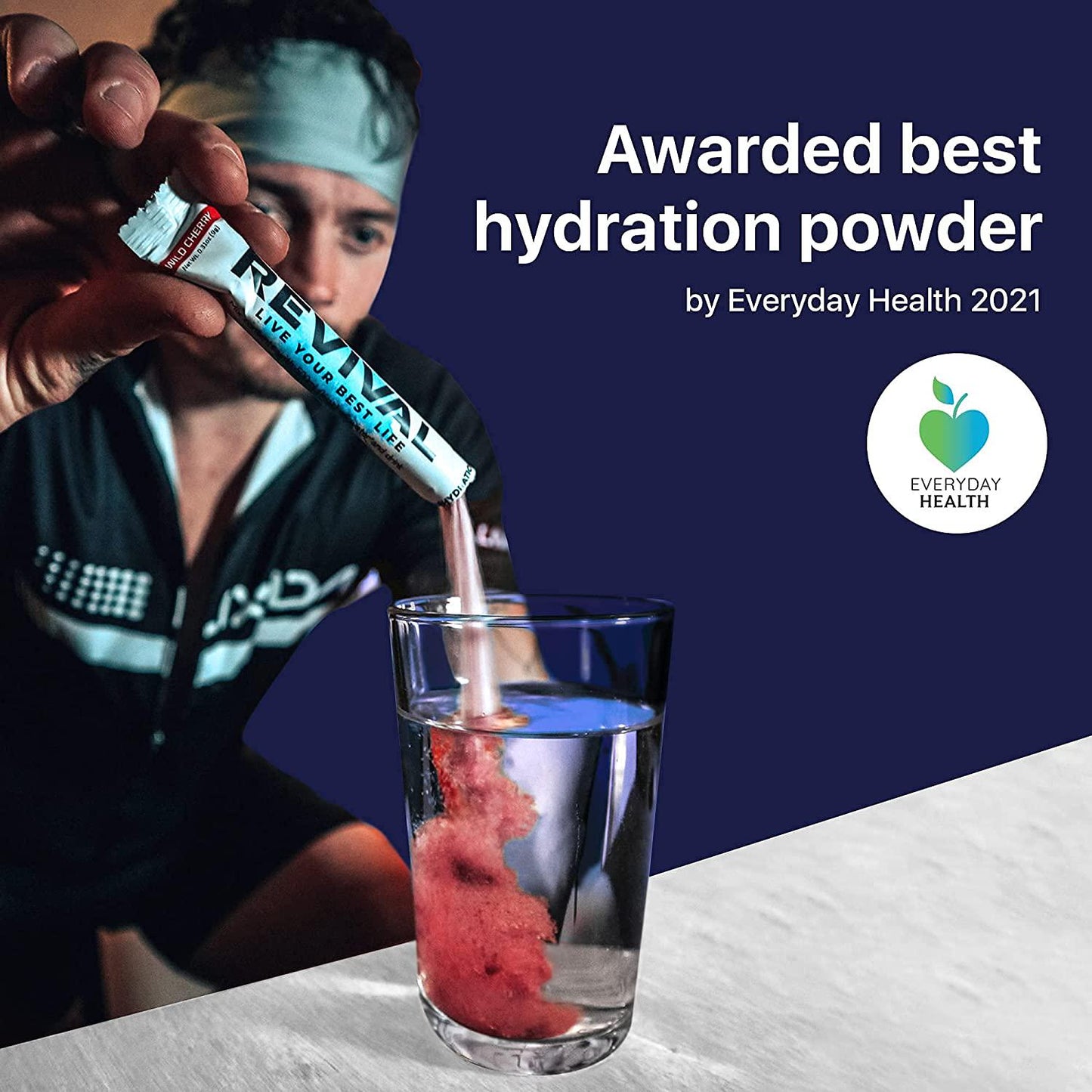 Revival Shots - Electrolyte Rehydration Powders, Hydration Packets, Hydration Powder Packets, Orange Flavor (6 Packets) and Summer Fruit Flavor (6 Packets), Electrolyte Packets Bundle