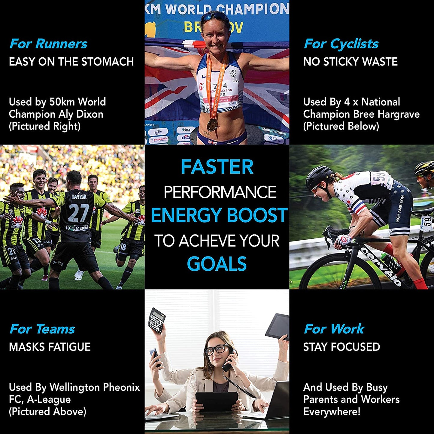 Revvies Energy Strips | Arctic Charge | 50 Strips | 40mg Caffeine Strip | 2 Strip = Coffee/Energy Drink | Less Than 2 Calories | Vegan 10 x 5PK