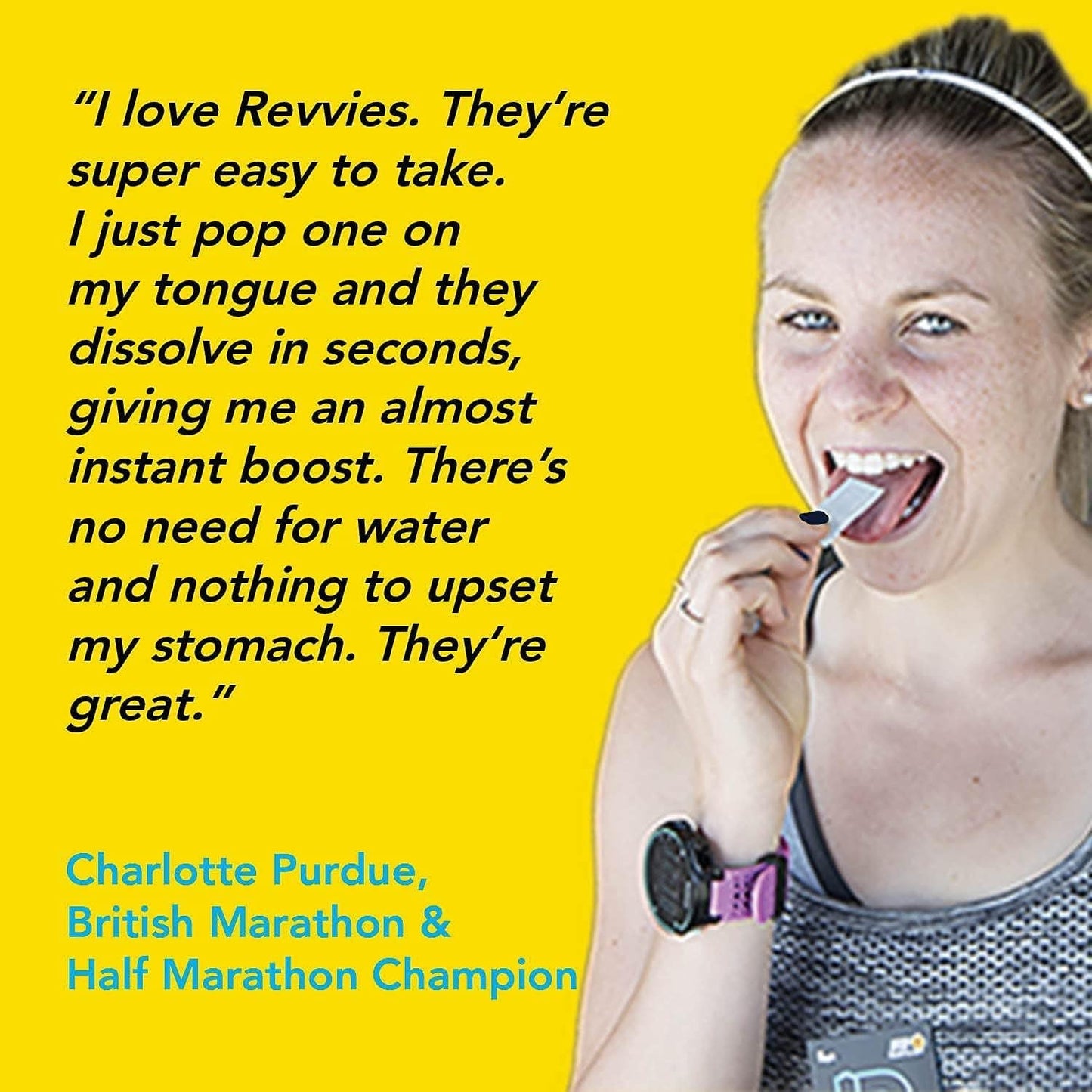 Revvies Extra Strength Energy Strips | Cola Lemon | 30 Strips | 100mg Caffeine Strip | 1 Strip = 1.25 x Energy Drink | Less Than 2 Calories | Vegan | 6 x 5PK