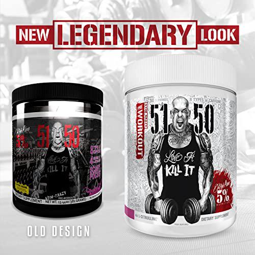 Rich Piana 5% Nutrition Bundle | 5150 High-Stim Pre-Workout (Rocket Pop) + FasF Stim-Free Nitric Oxide Booster Pre-Workout (Push Pop)