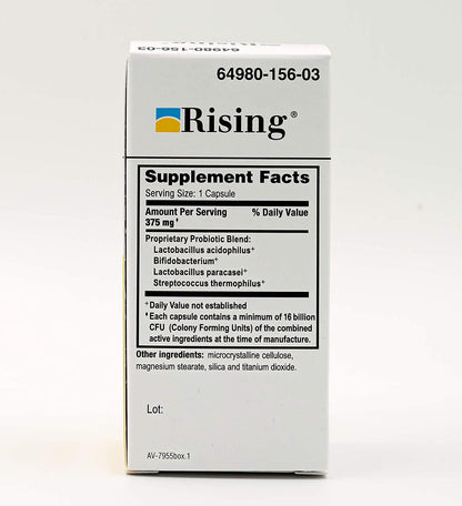 Risaquad-2 Ds Capsules ***Ris, Size: 30-375mg Probiotic Dietary Supplement Capsules.