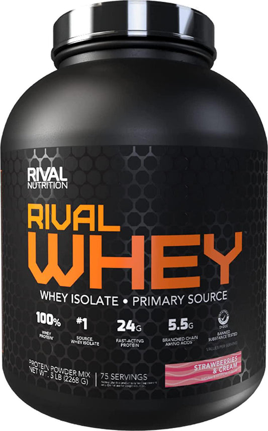 Rival Whey - Strawberry, 5lbs