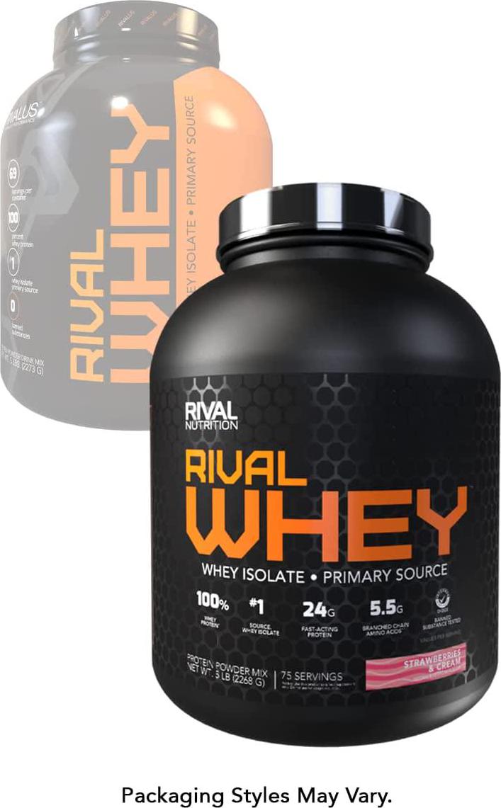 Rival Whey - Strawberry, 5lbs