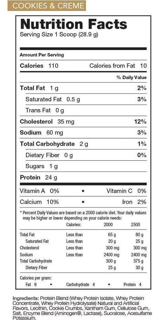 Rivalus Rival Whey Protein Powder Blend 5 lb, Cookies and Creme,, Cookies and Creme 2273 grams