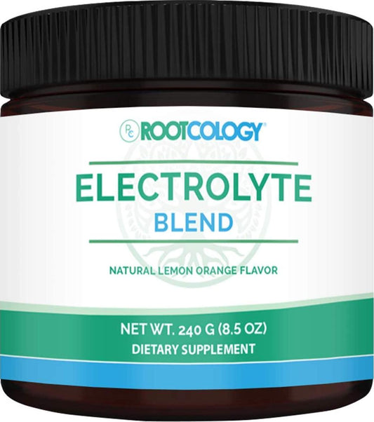 Rootcology Electrolyte Blend - Hydration Powder with Magnesium, Potassium, and Citrus Flavonoids + Vitamin C for Electrolyte Boost - Dietary Supplement for Hydration - (30 Servings)