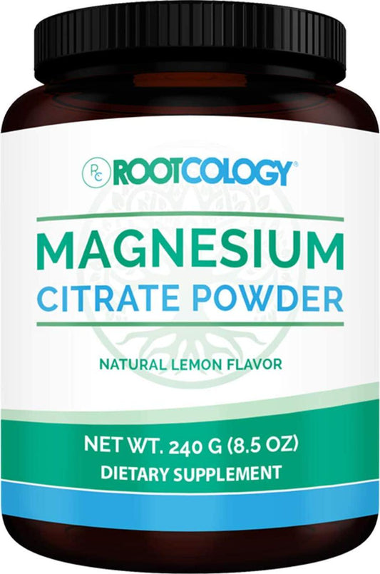 Rootcology Magnesium Citrate Powder, 240 Grams, by Izabella Wentz Author of The Hashimoto's Protocol