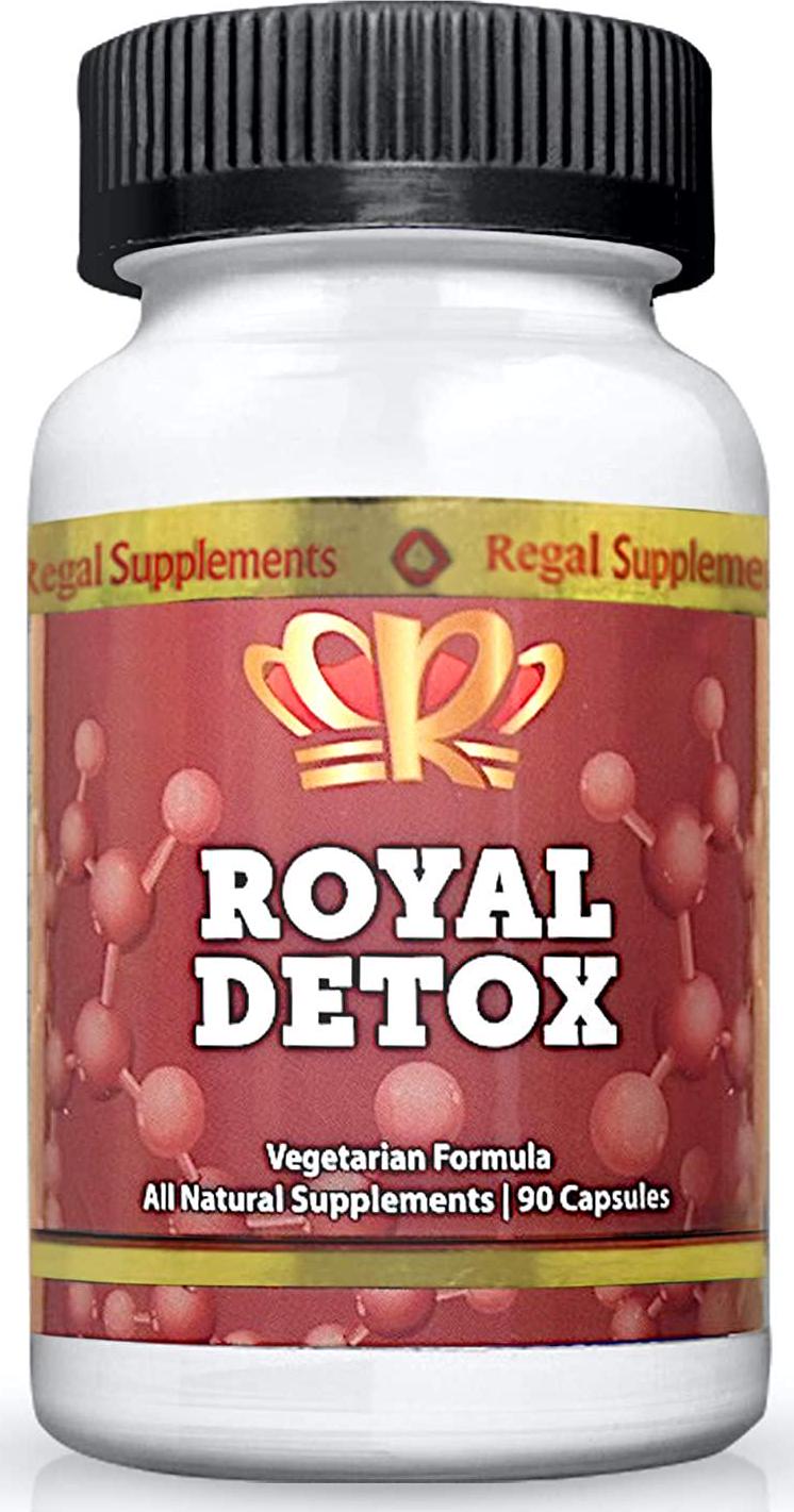 Royal Detox | Natural Cleanse with Spirulina, Chlorella, Cilantro, Zeolite and Apple Pectin | Supports Optimal Energy, Colon Health, Positive Mood, Immune Defense and Reduced Inflammation (90 Capsules)