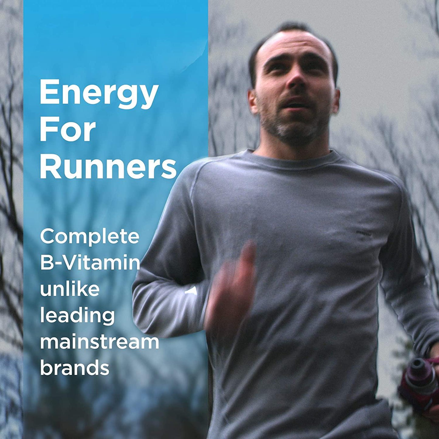 Runner Vitamin: Engineered Multivitamin for Runners | Antioxidants for Health and Recovery | Vitamin B Complex for Running Endurance, Energy, VO2 Max, | Probiotics and Whole Foods | Vegan