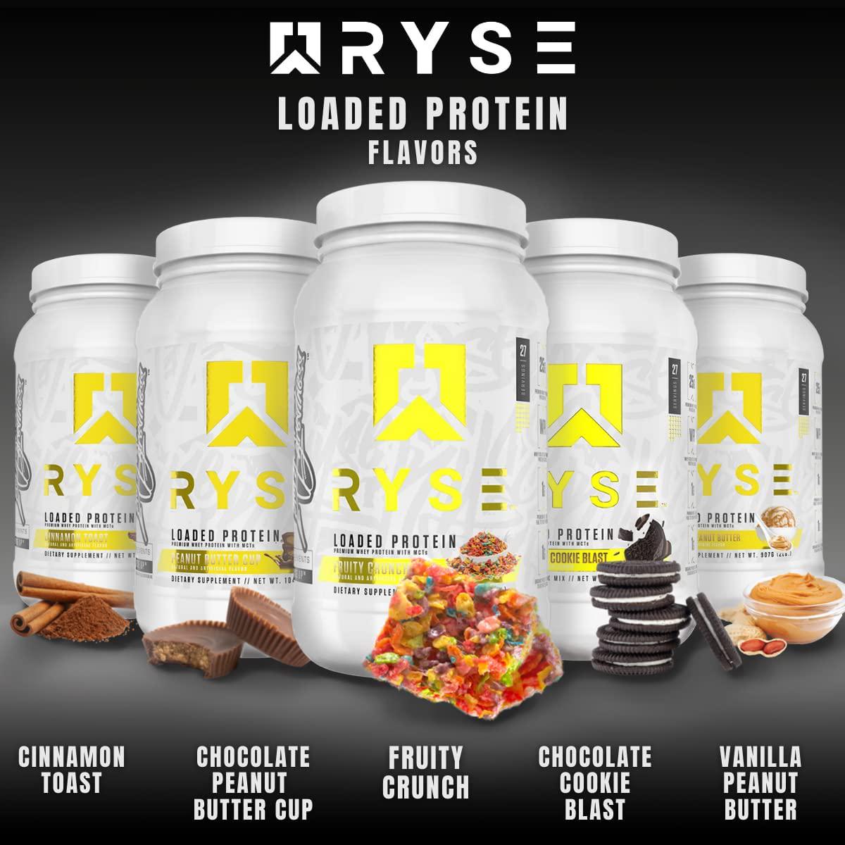 Ryse Cinnamon Toast Loaded Protein Dietary Supplement, 907 g, Multicolour (RY-LP2CT)
