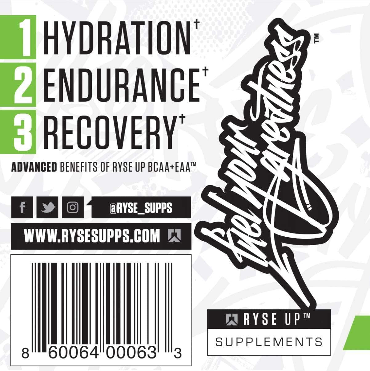 Ryse Tropical Snowcone BCAA + EAA Dietary Supplement, 30 Serve