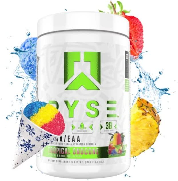Ryse Tropical Snowcone BCAA + EAA Dietary Supplement, 30 Serve