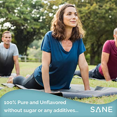 SANE Clean Whey Protein Powder Grass Fed Whey Protein Isolate Plain Unflavored 100% Pure Hormone-Free Non-GMO