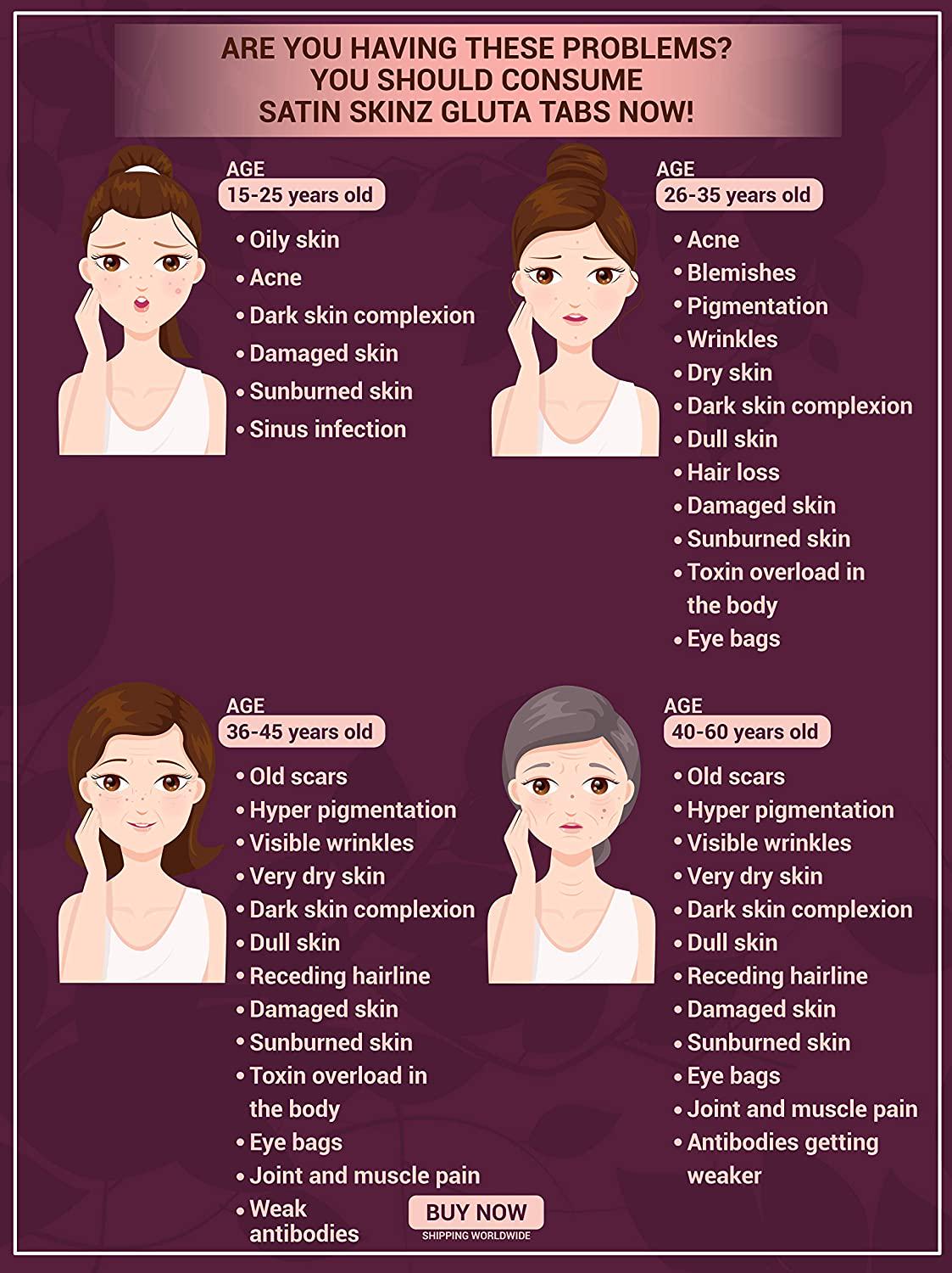 SATIN SKINZ GLUTATHIONE PLUS AND ASTAXNTHIN PLUS