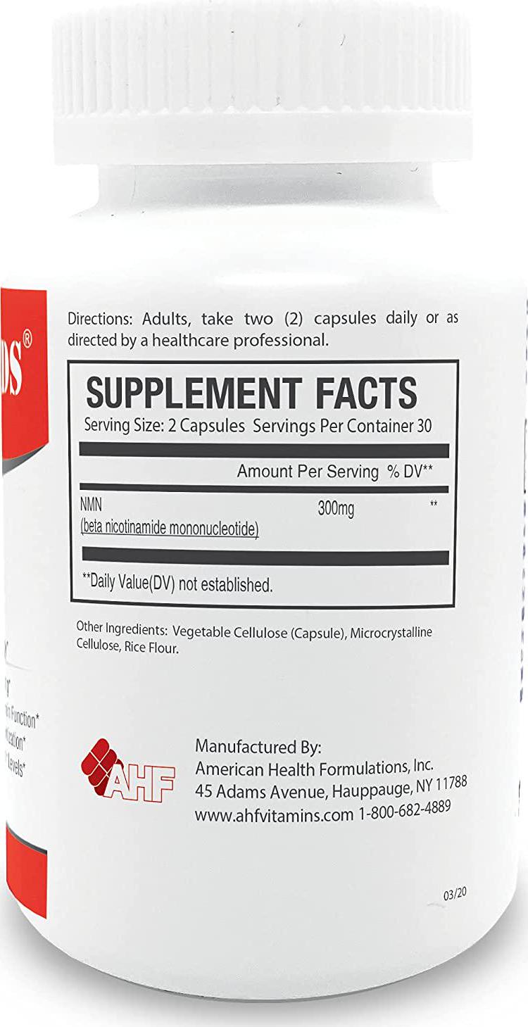 SEDDS NMN 300mg Per Serving (Beta Nicotinamide Mononucleotide) to Increase NAD+ Levels Riboside for Energy, Anti Aging, Brain Function Metabolic optimazation by SEDDS Supplements