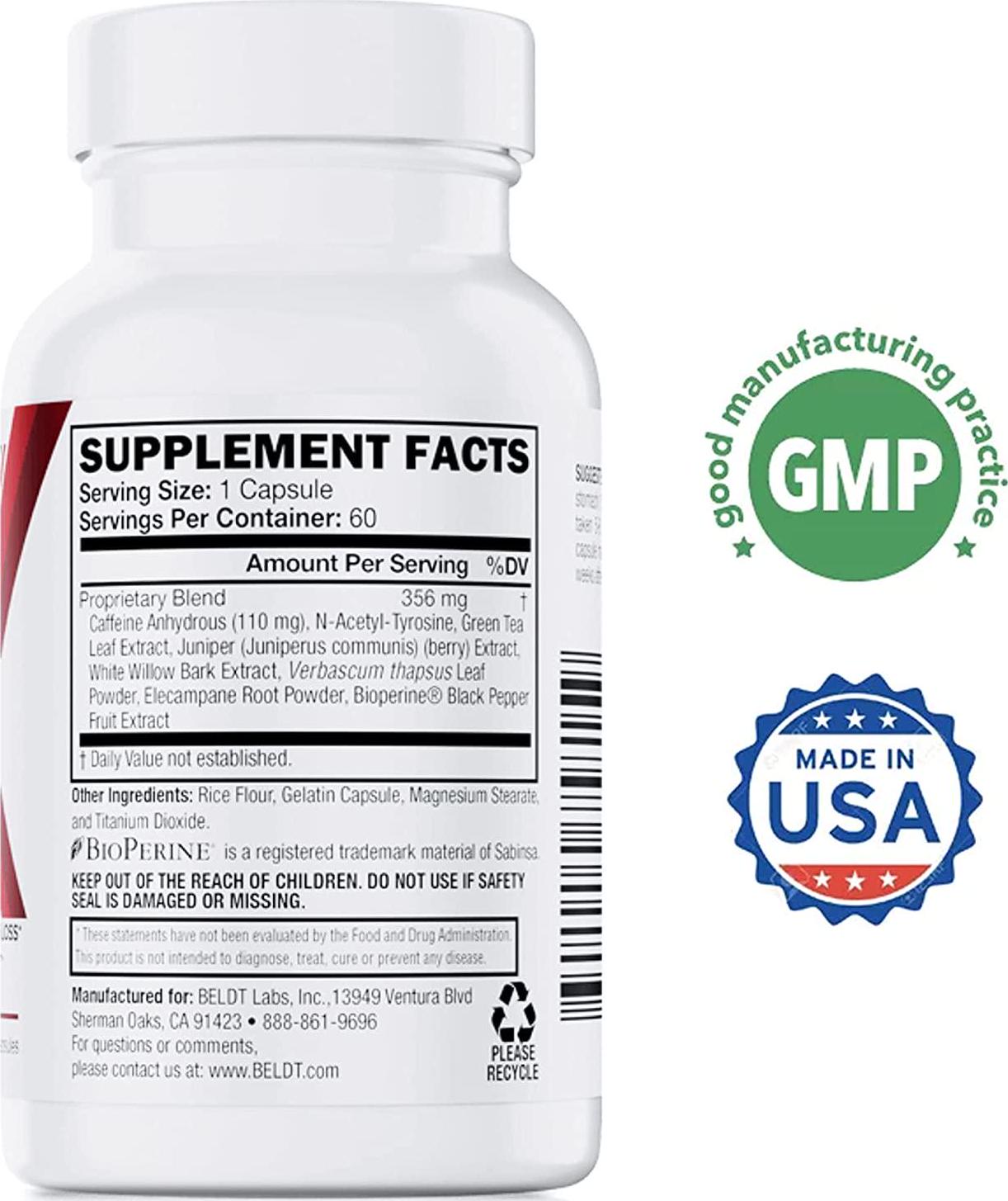 SKALD Thermogenic Fat Burner - Weight Loss Pills, Appetite Suppressant, Mood and Energy Booster with Respiratory Support - Premium Fat Burning Green Tea Extract, Juniper Berry Extract and More 60 caps