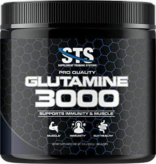 STS L-Glutamine 300 Grams 100% Pure, Amino Acid, Muscle Recovery and Gut Health - 60 Servings