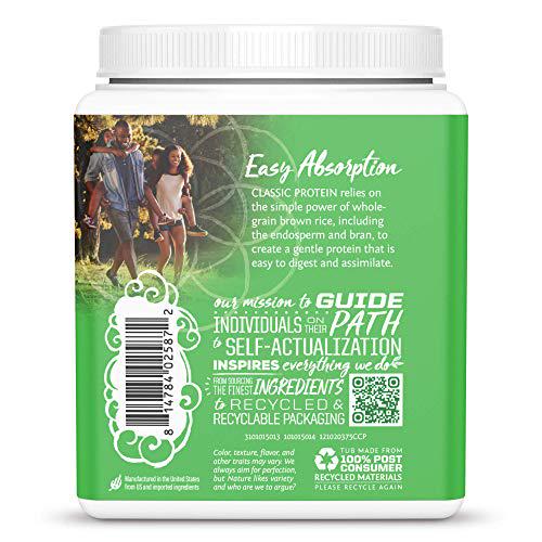 SUNWARRIOR Organic Classic Chocolate Protein, 375 GR