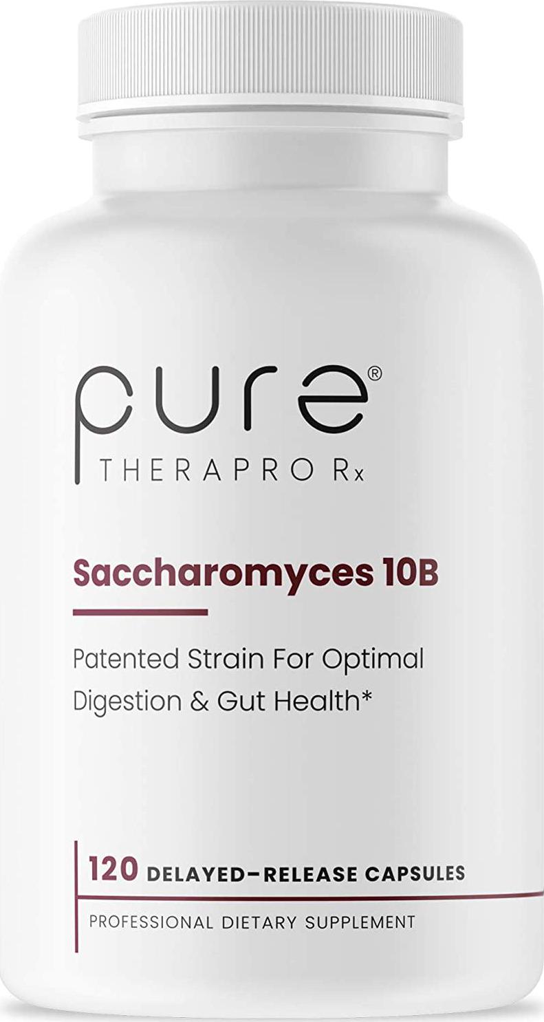 Saccharomyces Boulardii (10 Billion CFU Per Serving) - 120 “Acid Resistant” VCaps | Patented and Clinically Studied Strain | Antibiotic Resistant -Lactose Free | Pharmaceutical Grade | Zero Fillers