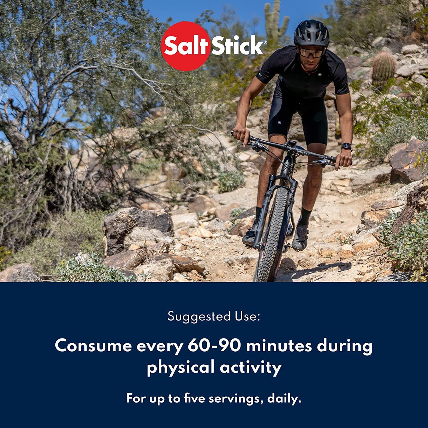 SaltStick DrinkMix, Electrolyte Replacement Drink Mix Powder for Rehydration, Exercise, Hiking and Sports Recovery, 12-ct Carton of Single Serving Packets, Lemon-Lime