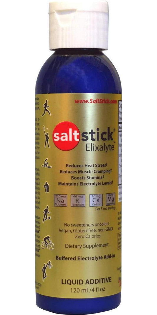 SaltStick Elixalyte, Buffered Electrolyte Salt Add-In for Athletes, Electrolyte Supplement for Working Out and Exercise, Electrolyte Liquid Concentrate for Sodium and Potassium Replenishment, 4 oz. Bottle