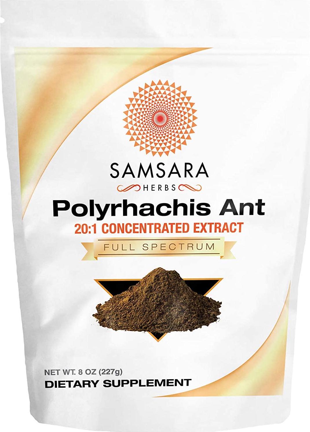 Samsara Herbs Polyrhachis Ant Extract Powder - 20:1 Concentrated Extract (8oz)