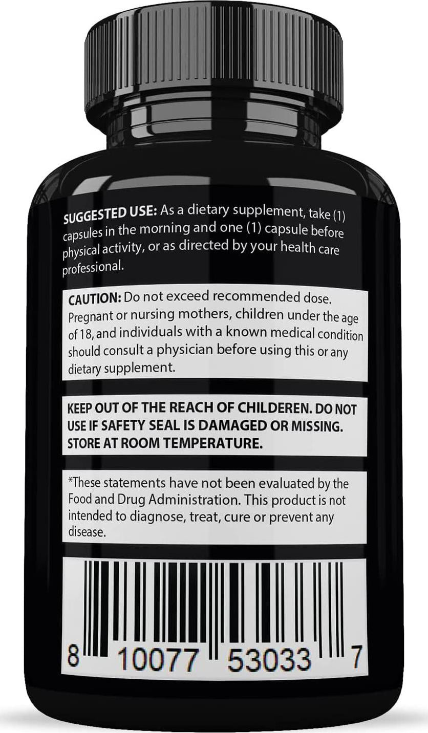 Savage Grow 742MG All Natural Advanced Men's Health Formula 60 Capsules