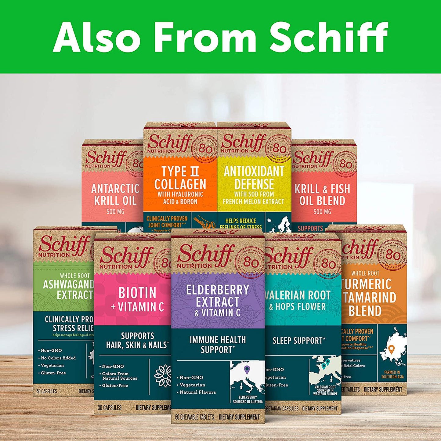 Schiff Glucosamine 1500mg Plus MSM and Hyaluronic Acid, 150 Tablets - Joint Supplement (Pack of 5)