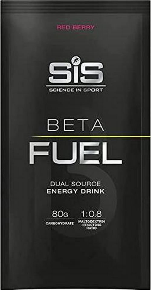 Science in Sport | Beta Fuel | Red Berry| Dual Source Energy Drink | 80g Carbohydrate | Scientifically Superior Fuel | Cycling, Running, Swimming and Endurance Sports | 15 x 82g Sachets