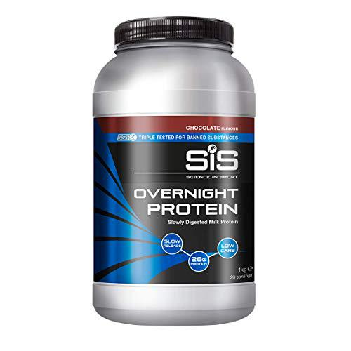Science in Sport Overnight Protein Powder, Chocolate Flavour, 1kg