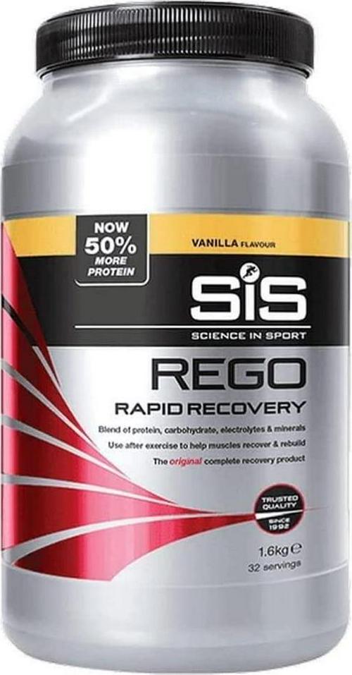Science in Sport Rego Rapid Recovery Protein Powder, Vanilla Flavour, 1.6kg