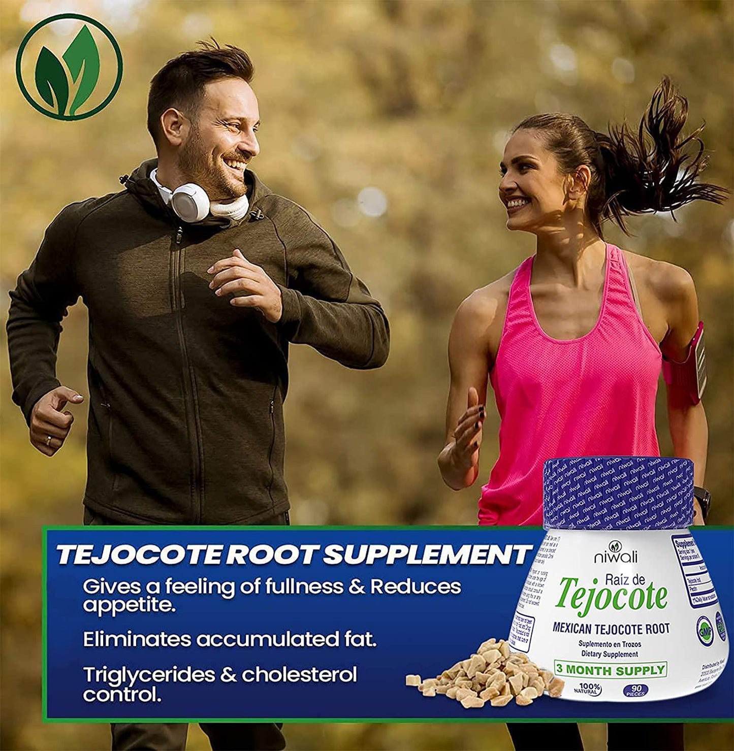 Science of Alpha Original Mexican Raiz de Tejocote Root 3-Month Supply - All Natural Organic Dietary Supplements, 90 Pieces