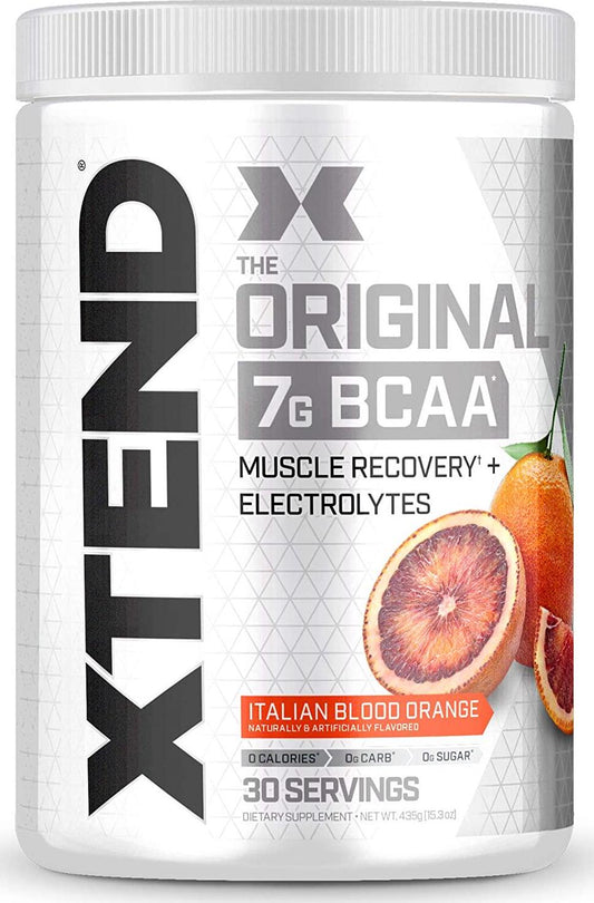 Scivation Xtend BCAA Powder, Branched Chain Amino Acids, BCAAs, Blood Orange, 30 Servings