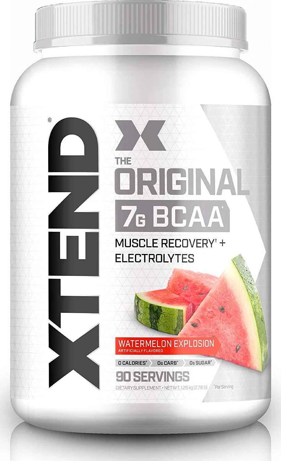 Scivation Xtend BCAA Powder, Branched Chain Amino Acids, BCAAs, Watermelon, 90 Servings
