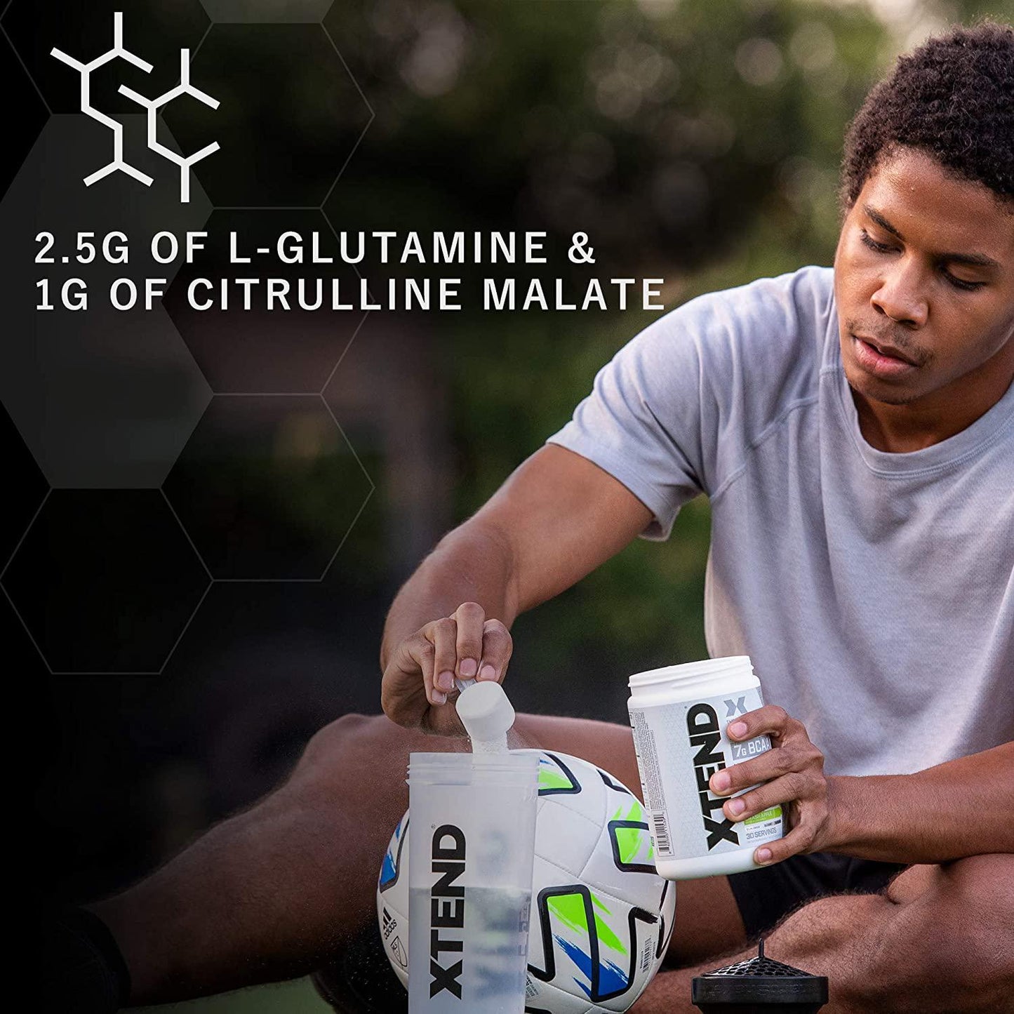 Scivation Xtend BCAA Powder, Branched Chain Amino Acids, BCAAs, Strawberry Kiwi, 90 Servings