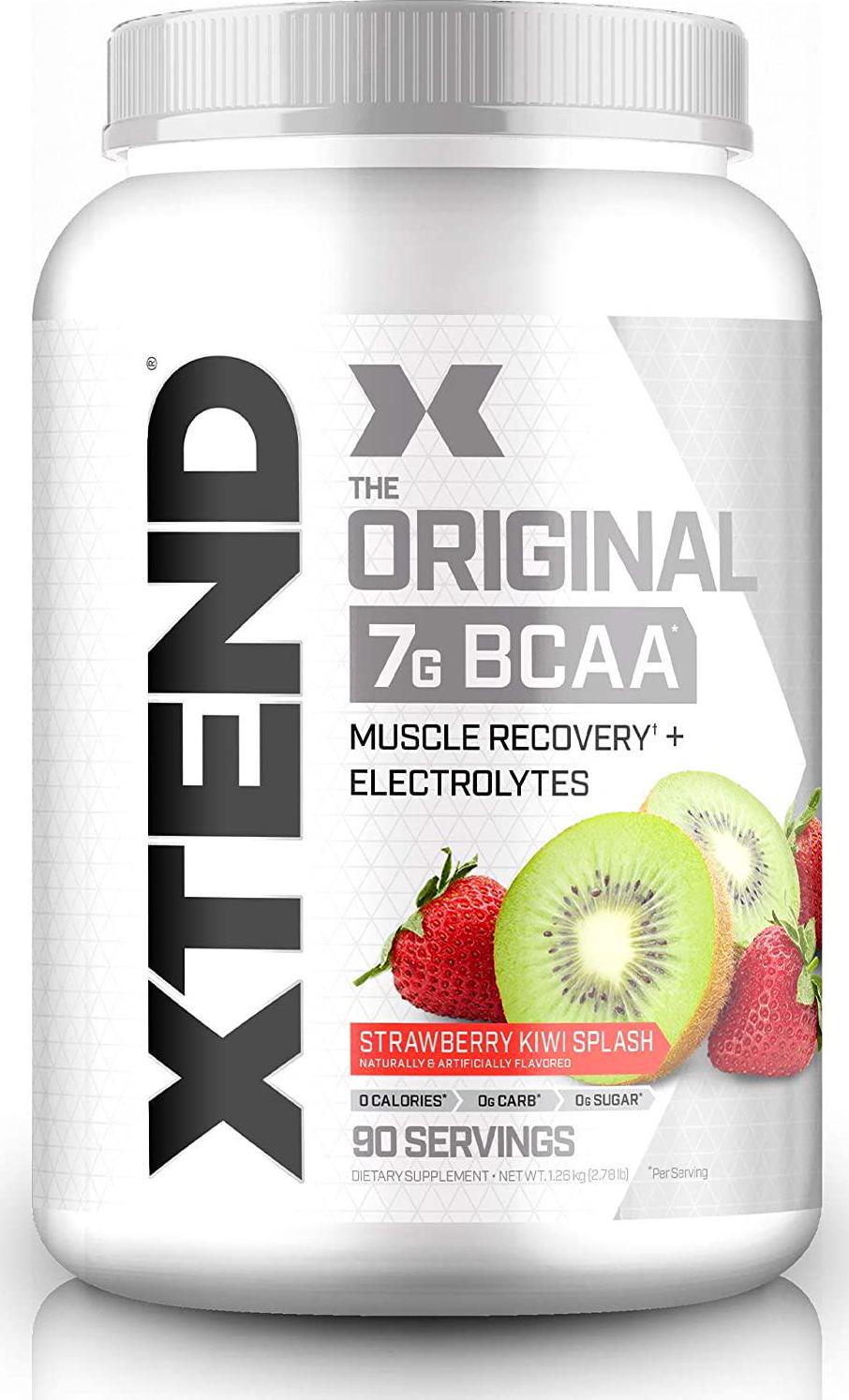 Scivation Xtend BCAA Powder, Branched Chain Amino Acids, BCAAs, Strawberry Kiwi, 90 Servings